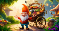 Whimsical Quest: A Gnome's Culinary Adventure in Ghunter