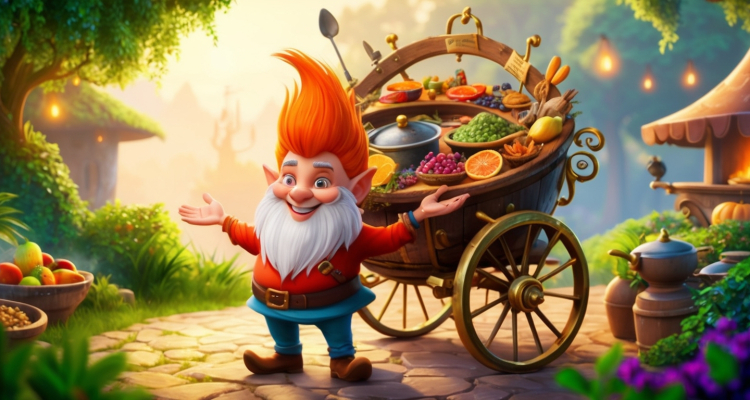 Whimsical Quest: A Gnome's Culinary Adventure in Ghunter